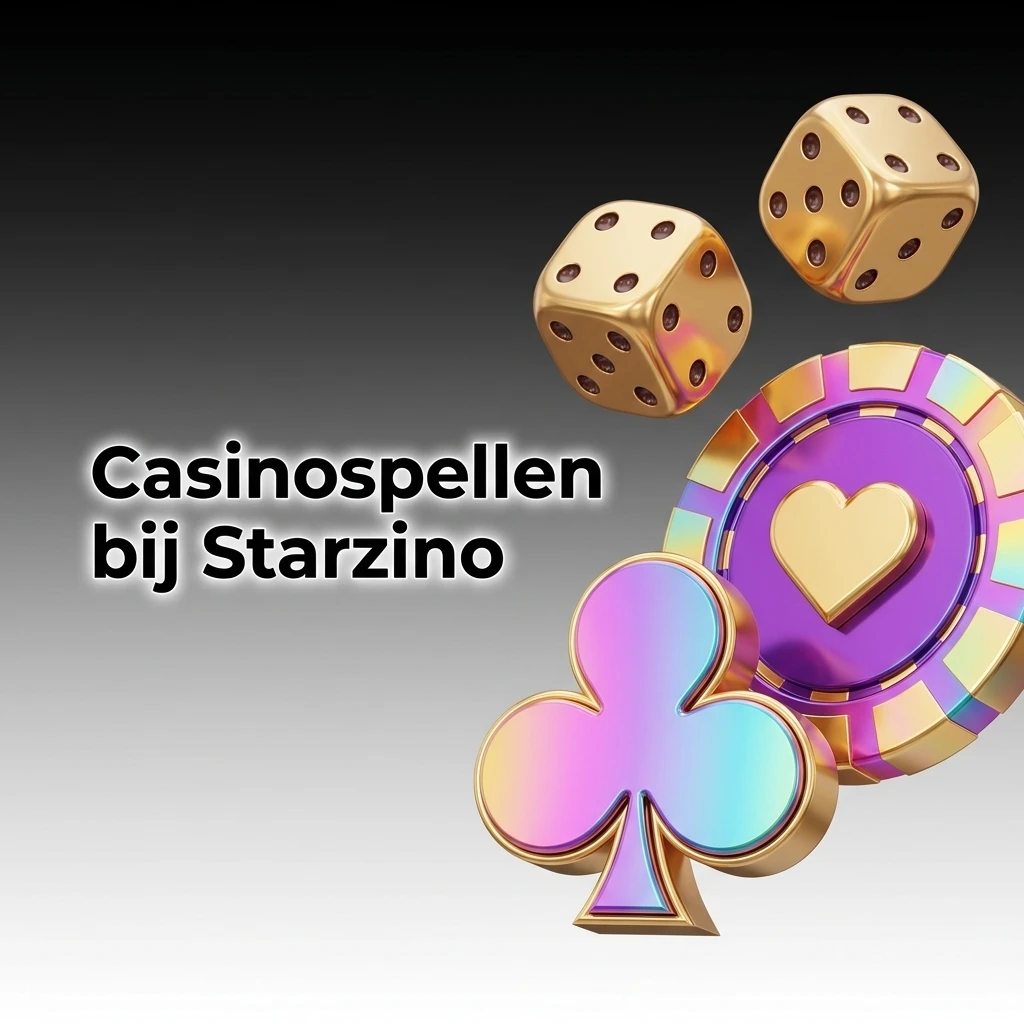 Casinospellen bij Starzino: videoslots, live blackjack, roulette, baccarat en meer voor Belgische spelers