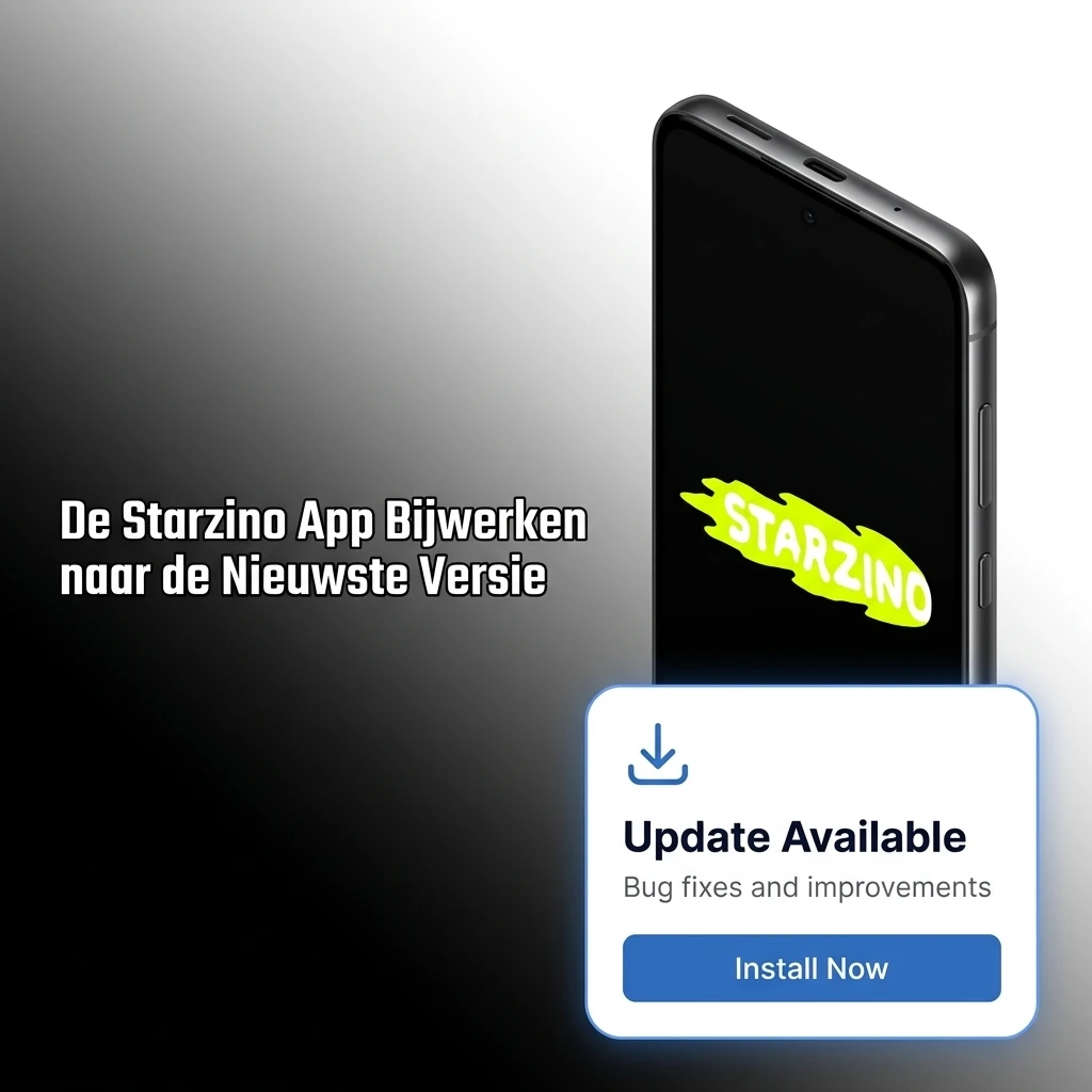 Starzino app bijwerken op Android via APK-download en iOS via PWA-browser voor nieuwste functies en beveiliging