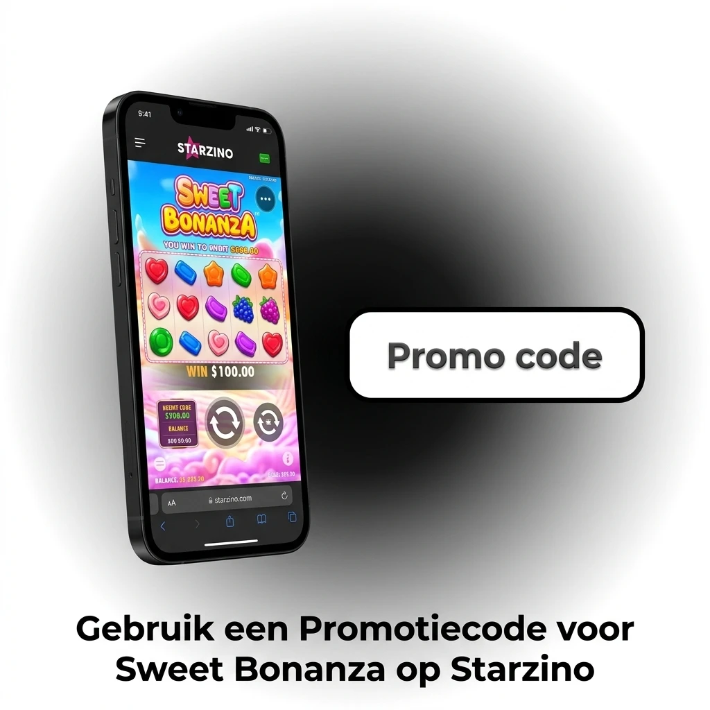 Exclusieve promotiecode STARZ200 invoeren op Starzino voor Sweet Bonanza extra bonus activering