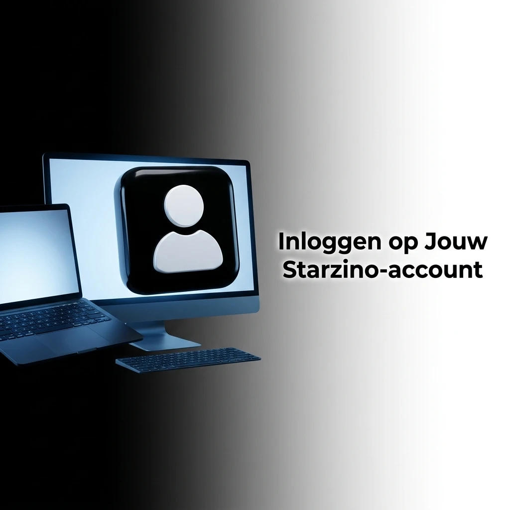 Stap-voor-stap inlogproces op Starzino account via e-mailadres en wachtwoord invoeren