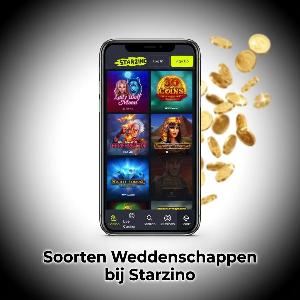 Overzicht van weddenschapstypes bij Starzino: enkel, combinatie, systeem, live en handicap weddenschappen