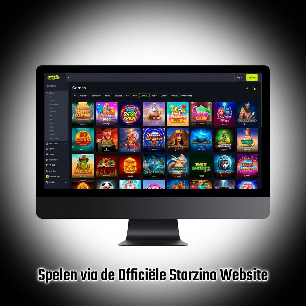 Starzino officiële website met casinospelen, sportbetting en live tafels via browser zonder download