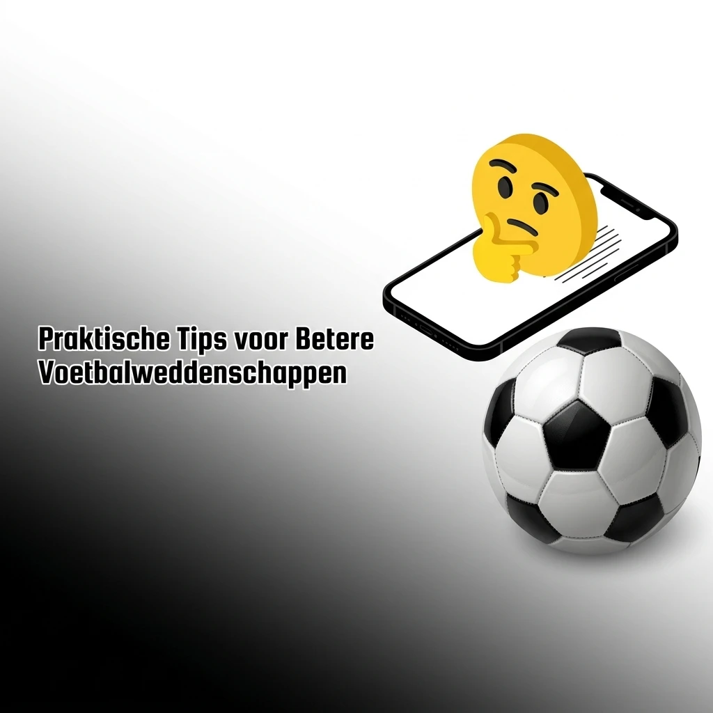Praktische tips voor betere voetbalweddenschappen: teamvorm, odds, bankrollbeheer en verantwoord spelen.