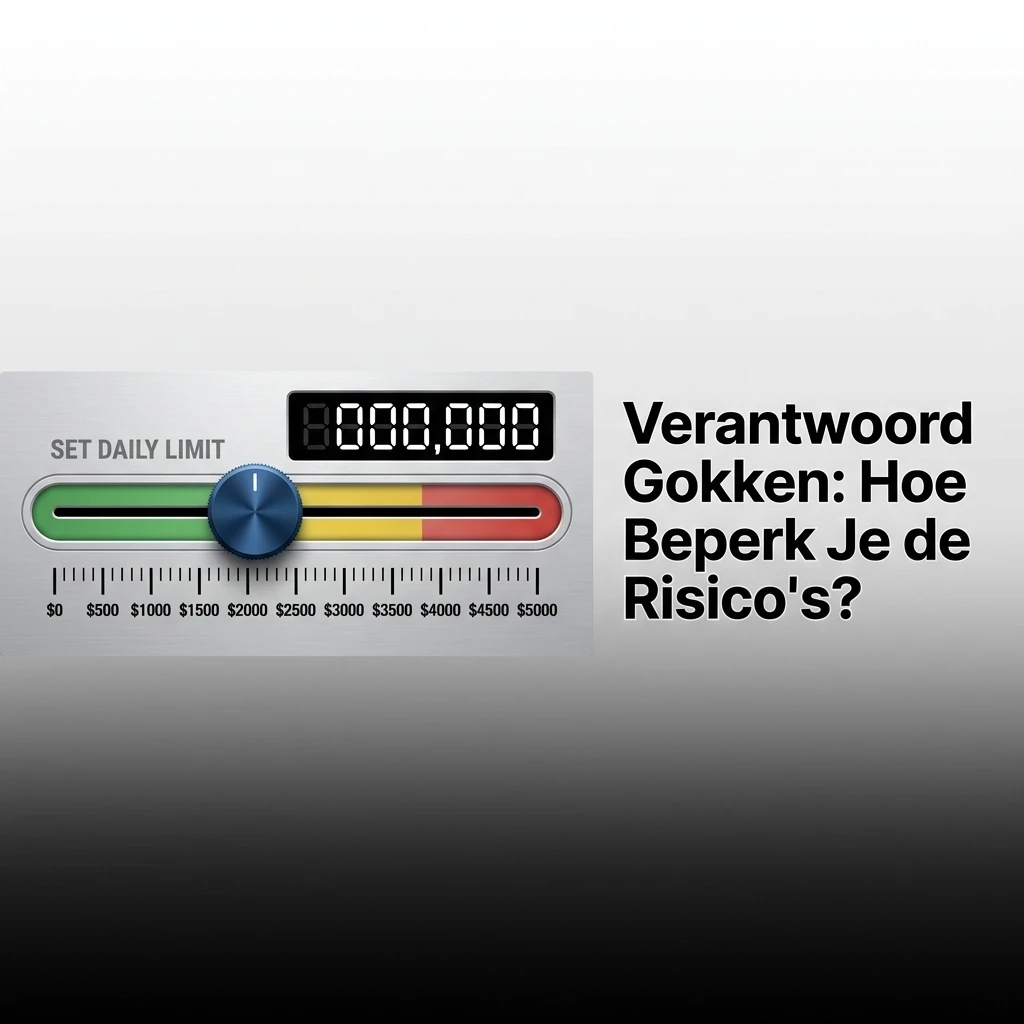 Verantwoord gokken: stel een budget in, gebruik demomodus en activeer limieten om risico's te beperken.