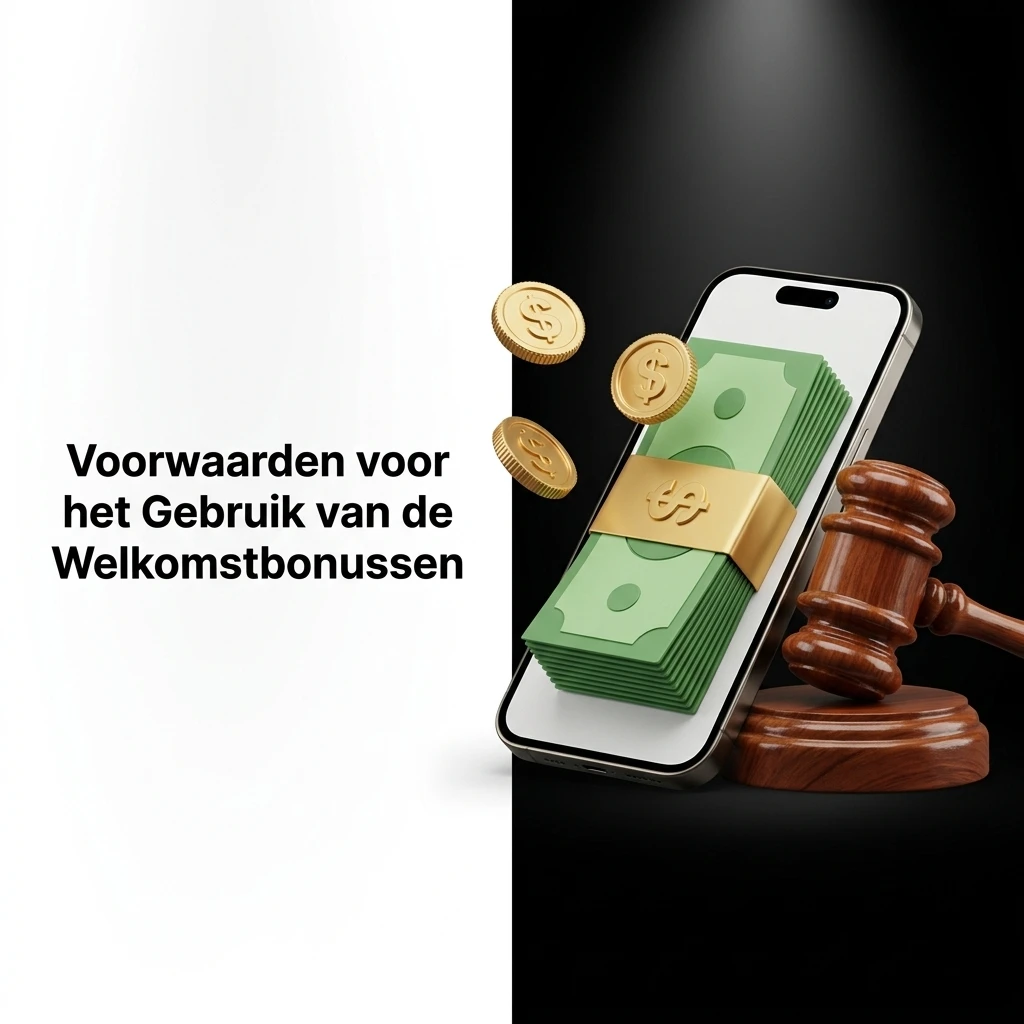 Voorwaarden welkomstbonus België: minimale storting €10, 30x inzetvereiste, geldig voor geverifieerde spelers