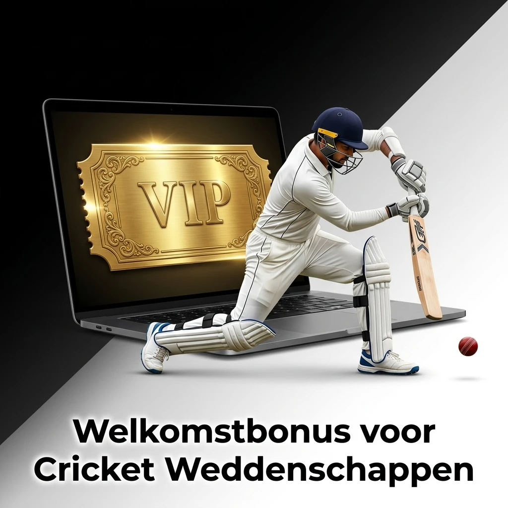 Welkomstbonus cricket weddenschappen: 200% tot €1.000 plus €15 gratis weddenschap voor nieuwe spelers