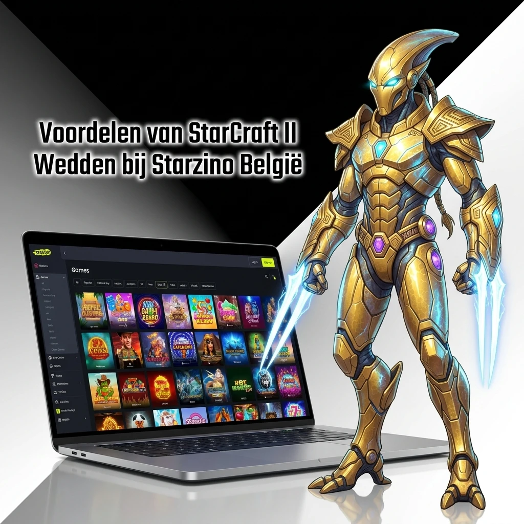 Voordelen van StarCraft II wedden bij Starzino België: bonussen, Bancontact, 24/7 support en mobiele app