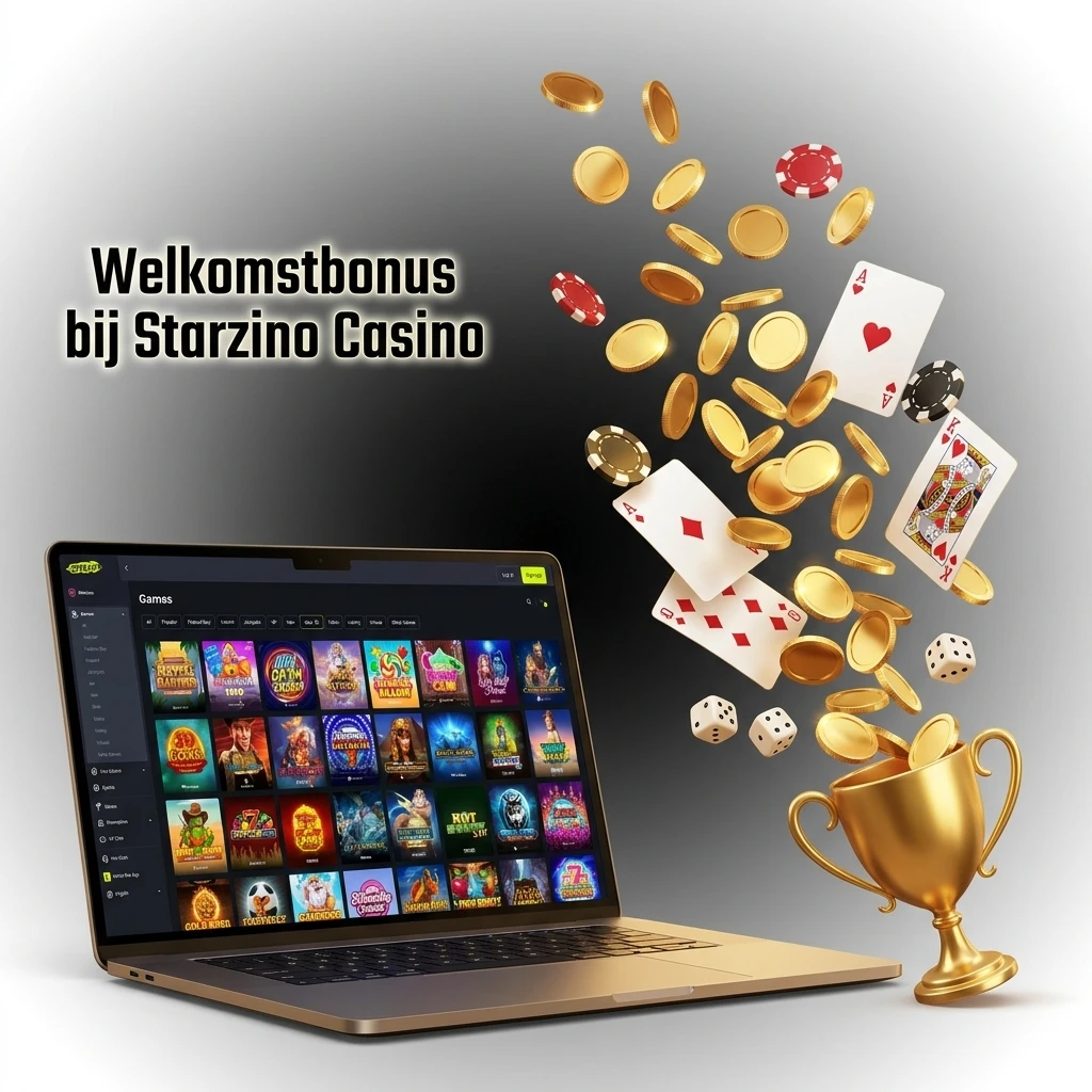 Starzino welkomstbonus 200% tot 1000 EUR plus 15 EUR Freebet voor nieuwe Belgische casinospelers