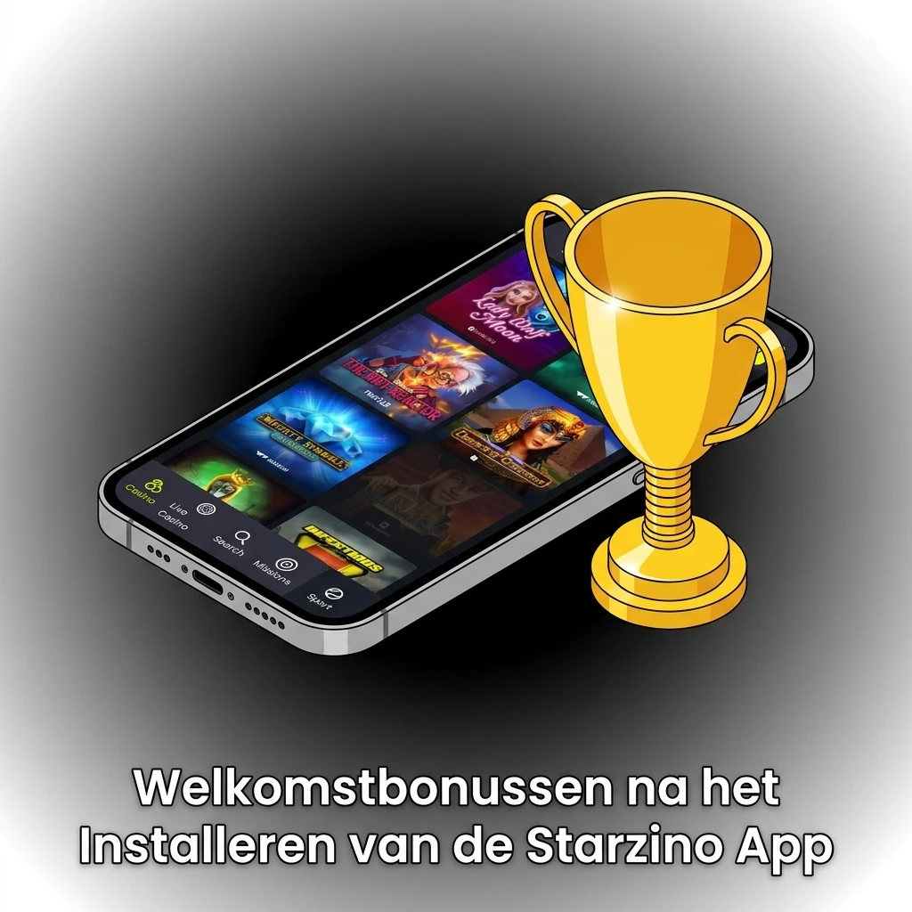 Starzino app welkomstbonus: 200% casinobonus tot 1000 EUR en 15 EUR freebet voor Belgische spelers